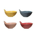 Stoneware Berry Bowl with Handle