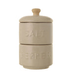 Stoneware Salt & Pepper Pots