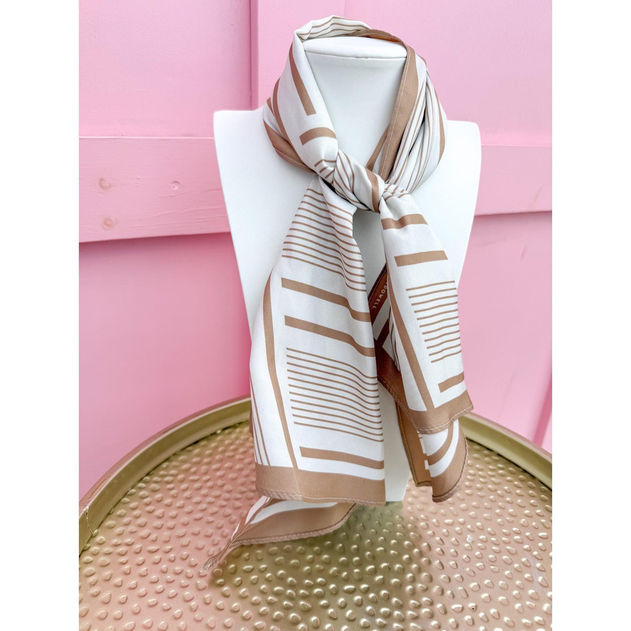 Tailored Stripe Drew Scarf