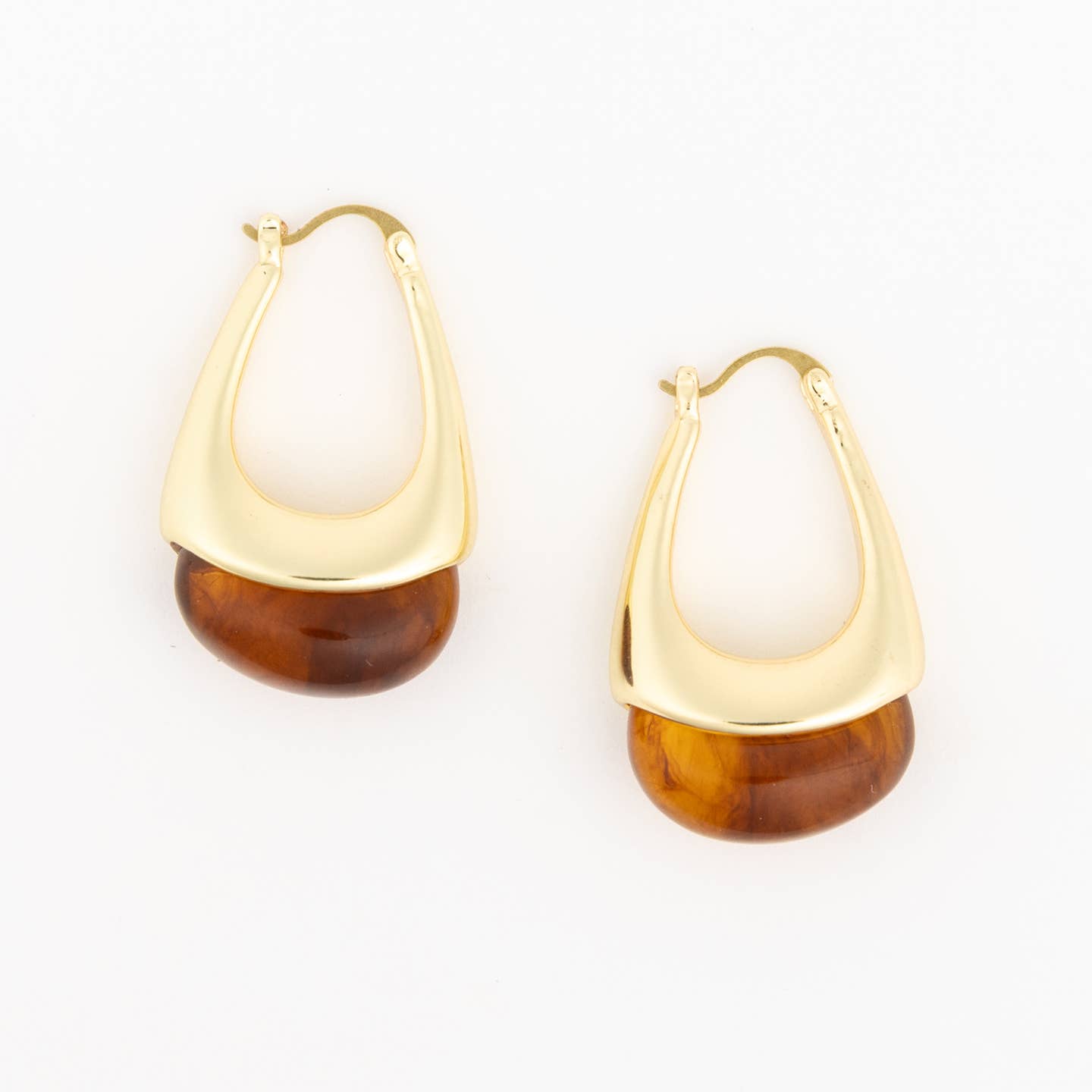 Talia Earrings - Tortoise