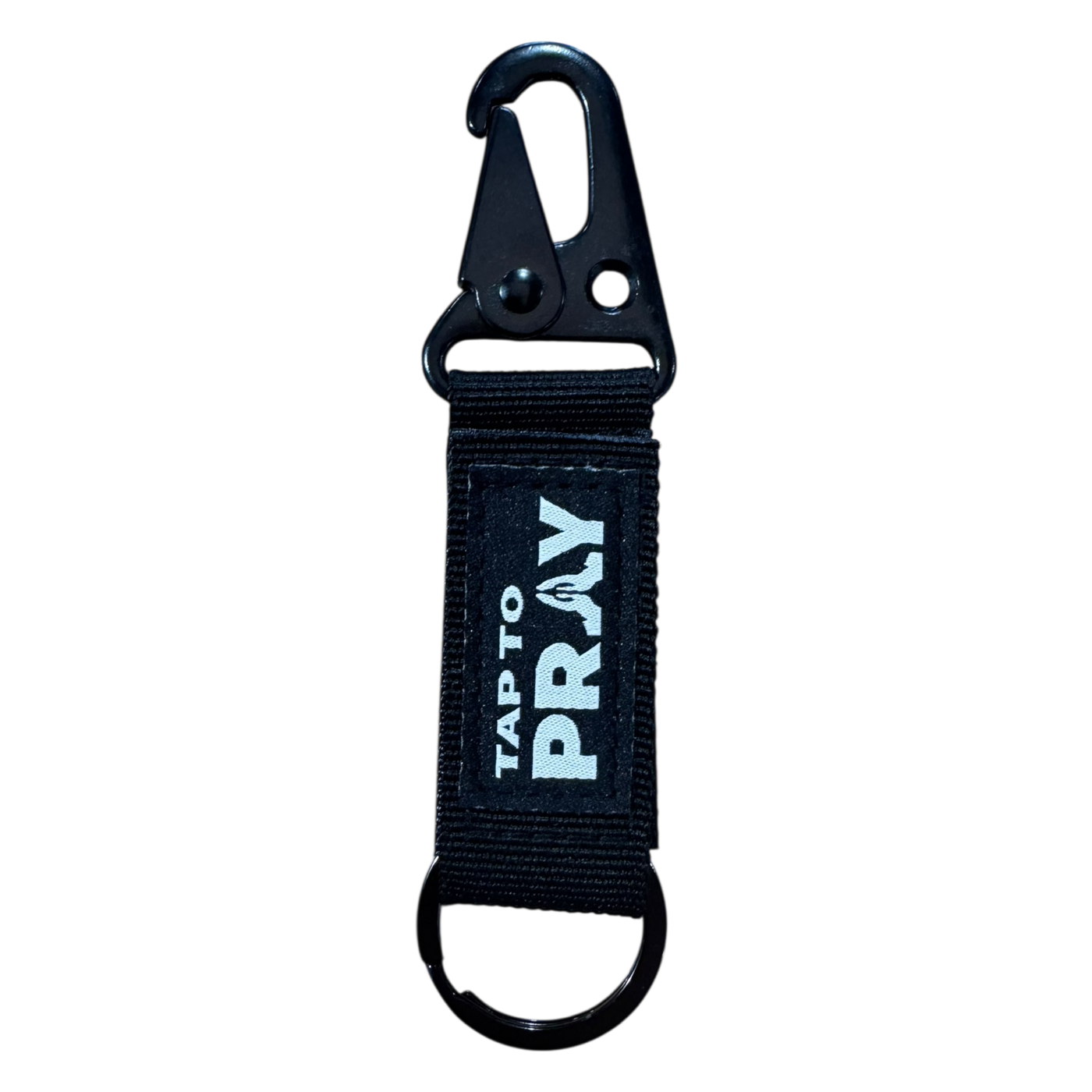 Tap To Pray Tactical Carabiner Keychain