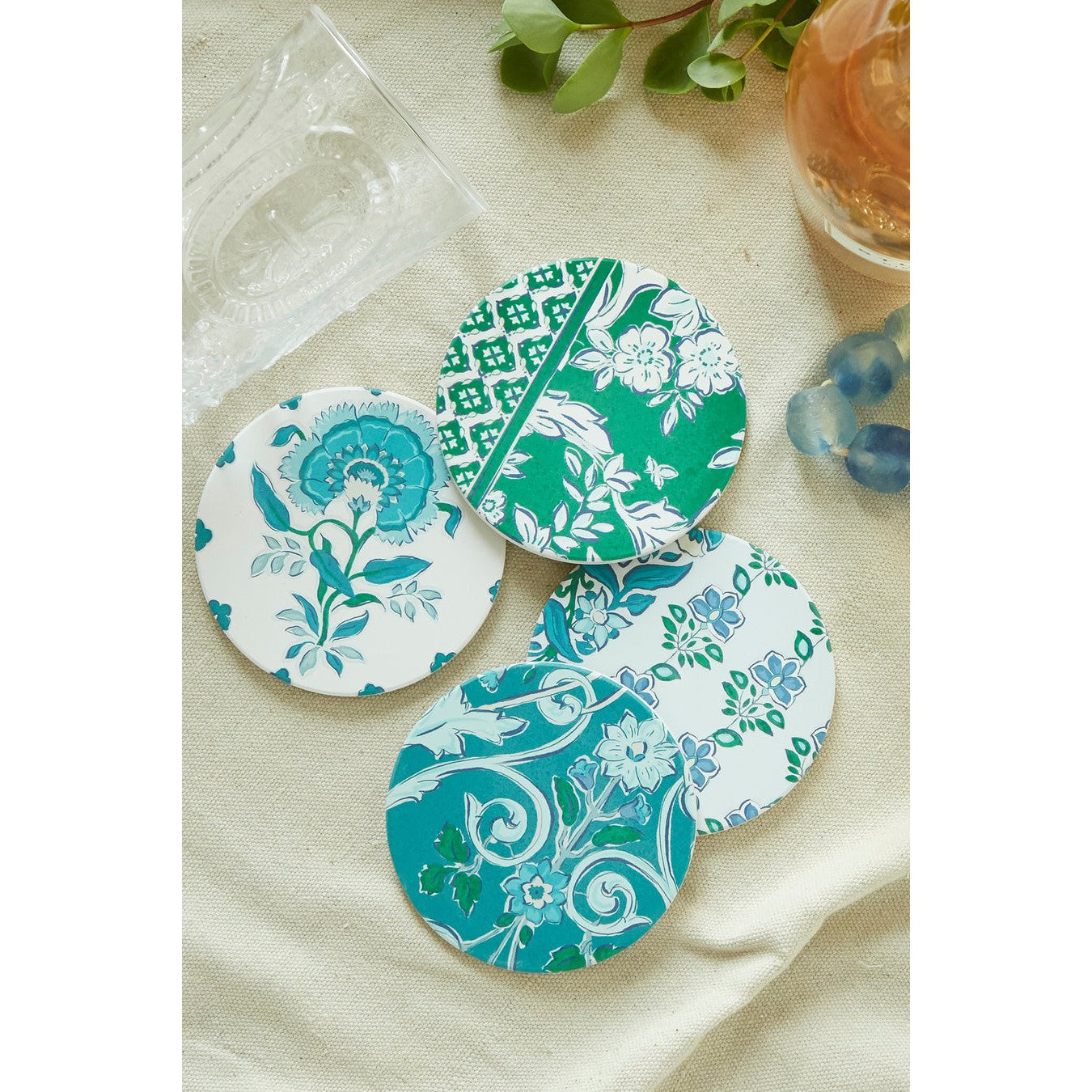 Tapestry Coaster Set