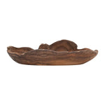 Teak Wood Sculpted Bowl