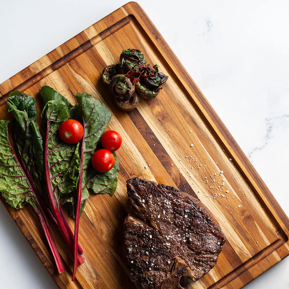 Teakhaus Edge Grain Teak Cutting Board -20x15x1.5 -109