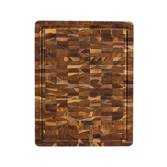 Teakhaus End Grain Teak Cutting Board -18x14x1 -802