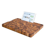 Teakhaus End Grain Teak Cutting Board -20x15x1.5 -1203