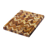 Teakhaus Herring Bone Teak Cutting Board -20x16x1.5 -323