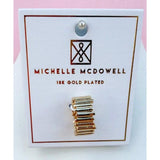 Textured Band Drew Scarf Charm