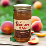 The Grumpy Man Peach Sweet Tea Pepper Jelly - 10oz