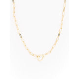 Thea Gold Charm Necklace- 18"