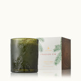 Thymes Frasier Fir Molded Green Grass Candle