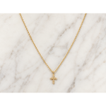 Tiny Bling Point Cross Necklace