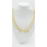 Tiny Pearl Letter Necklace