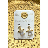 Turtle Earring Charm - Gold