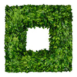 UV Boxwood Square Wreath - 20 Inch