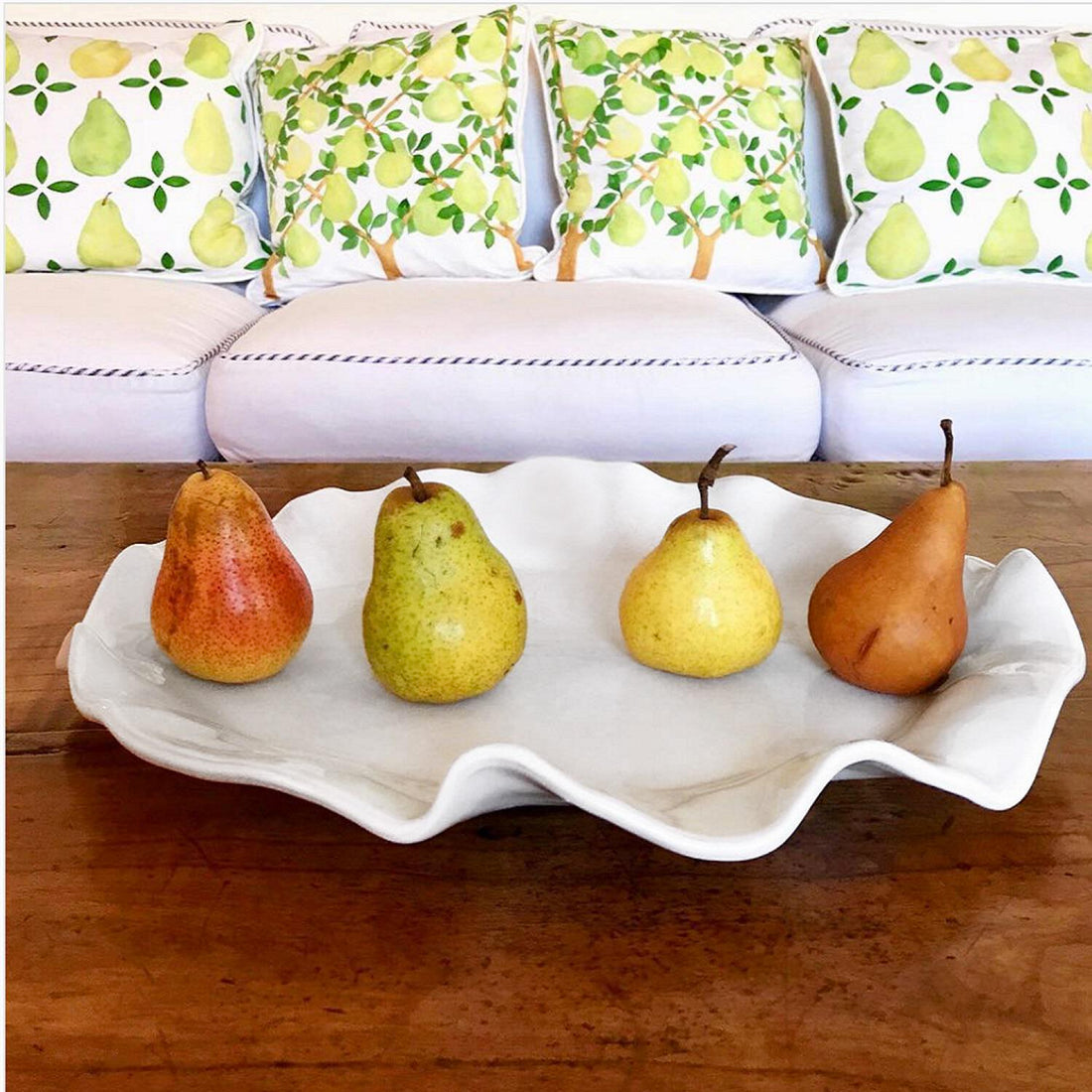 VIDA Havana Oval Platter - White