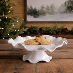 VIDA Havana Pedestal Cake Plate - White