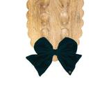 Velvet Green Magnetic Bow