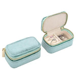 Velvet Mini Travel Jewelry Case