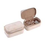 Velvet Mini Travel Jewelry Case