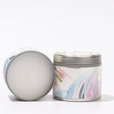 Waterplants Tin Candle