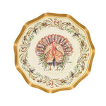 Wavy Appetizer 6.5" - Turkey & Gourds