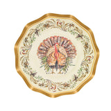 Wavy Appetizer 6.5" - Turkey & Gourds
