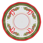 Wavy Dinner Plate 10.5" - Home For The Holidays