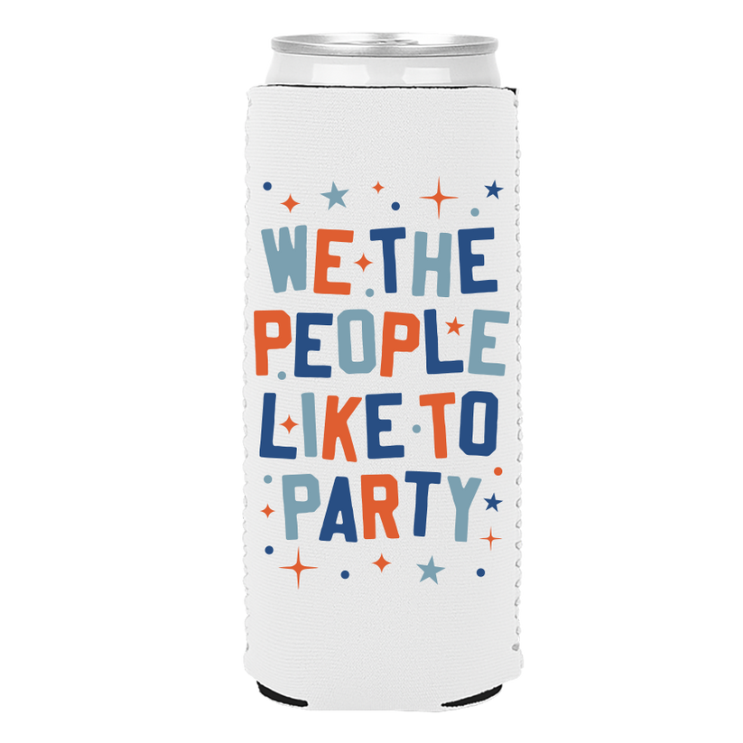 We The People Slim Can Coozie
