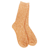 Weekend Cotton Slub Marled Crew Sock