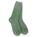 Weekend Cotton Slub Marled Crew Sock