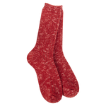 Weekend Cotton Slub Marled Crew Sock