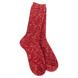 Weekend Cotton Slub Marled Crew Sock
