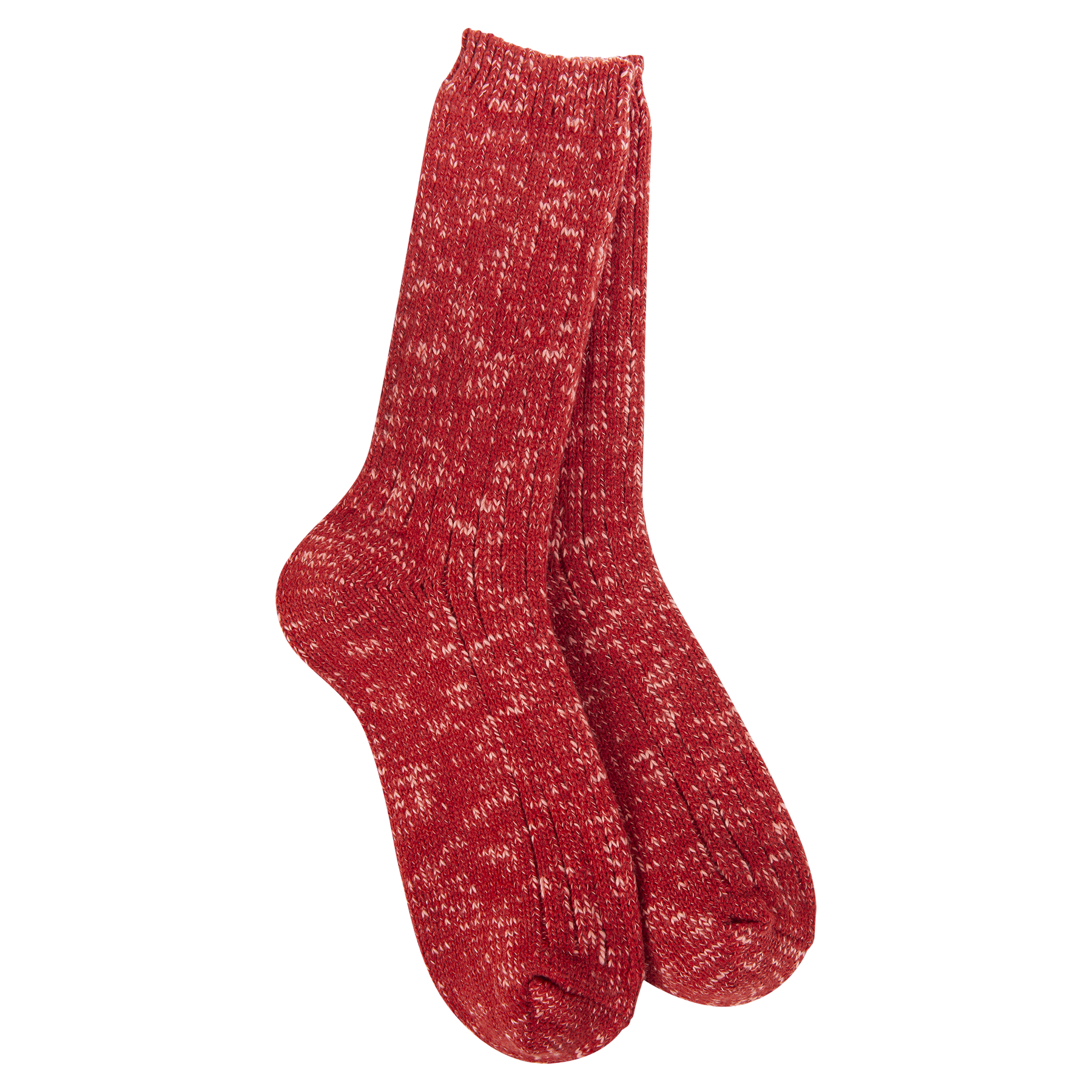 Weekend Cotton Slub Marled Crew Sock