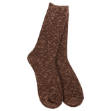 Weekend Cotton Slub Marled Crew Sock