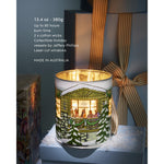White Christmas Candle