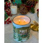 White Christmas Candle