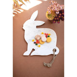 White Marble Rabbit Cheese Board
