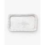 White Ruffled Edge Stoneware Platter