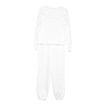 White Scuba Pants Set