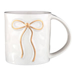Wide Handle Bow Mug - Gold