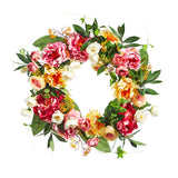 Wild Rose & Mixed Greenery Wreath