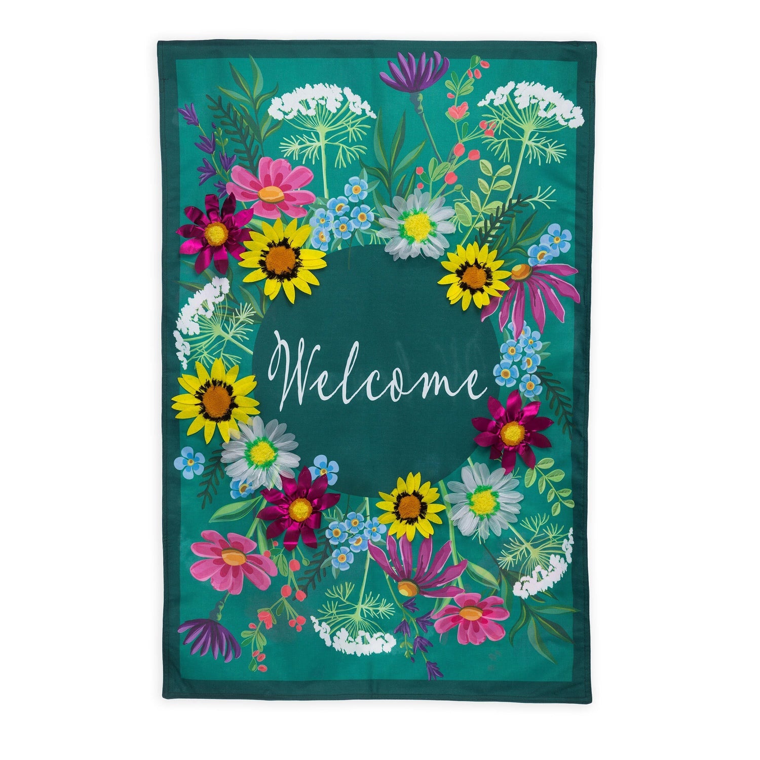 Wildflowers Welcome Textile Decor