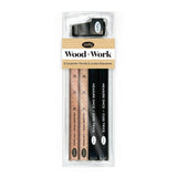 Wood Carpenter Pencil & Sharpener Set