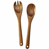 Wood Salad Tong Set