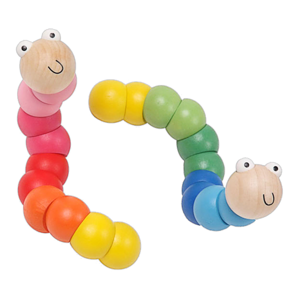 Wooden Twisty Worm