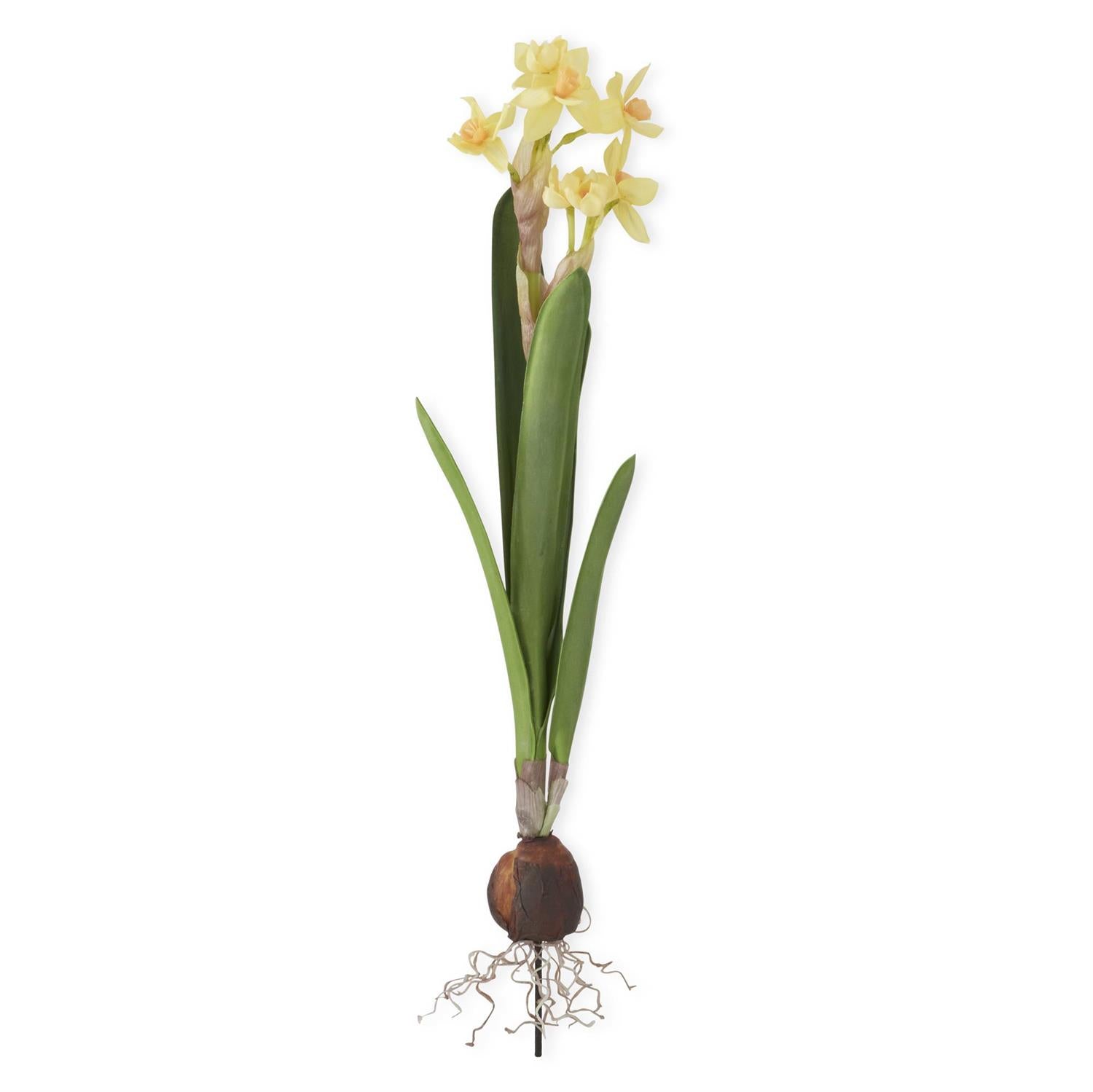 Yellow Real Touch Daffodil Bulb Pick 19.5"