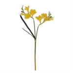Yellow Real Touch Freesia Stem 21"