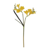 Yellow Real Touch Freesia Stem 21"