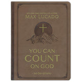 You Can Count On God Leather Bound Book